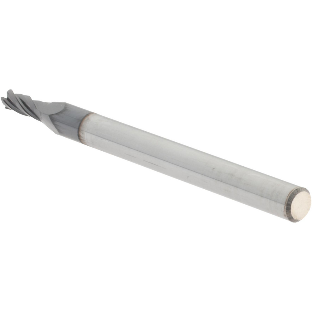 SGS Square End Mill 5/64" Dia, 3/16" LOC, 4 Flute, Solid Carbide