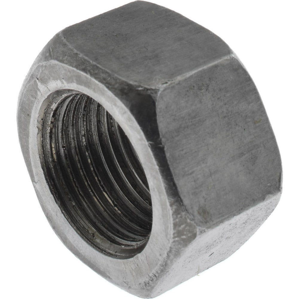 Hex Nut: 7/8-14, SAE J995 Grade 2 Steel, Uncoated