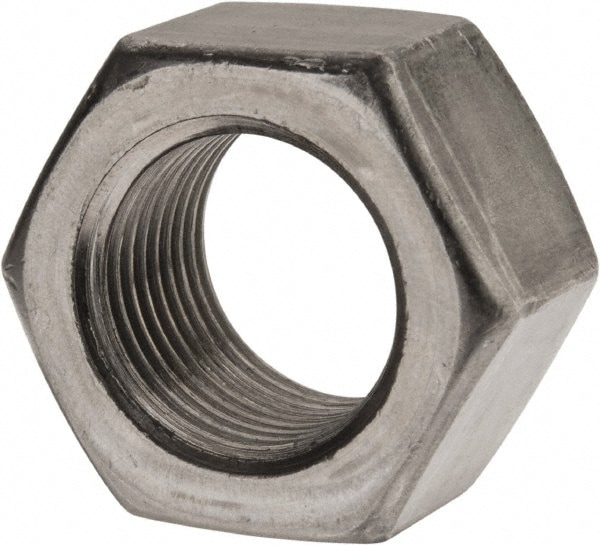 Hex Nut: 3/4-16, Grade 2 Steel, Uncoated