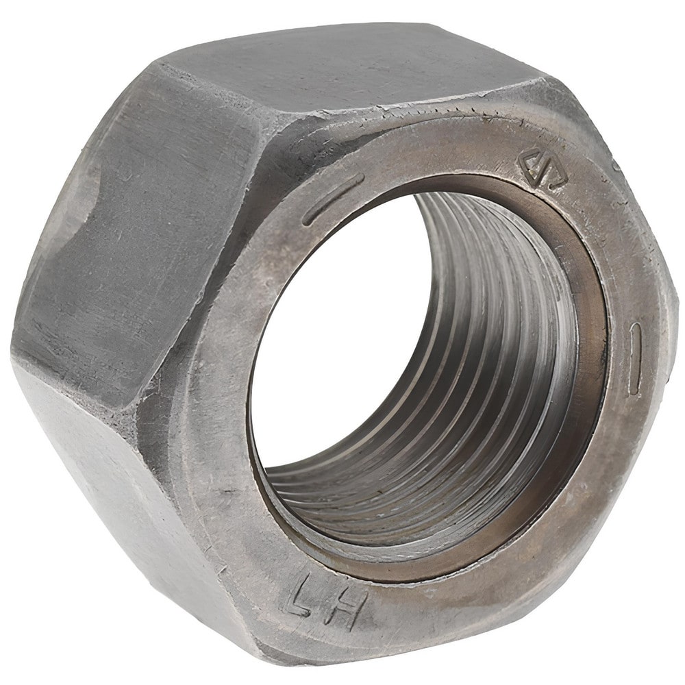 Hex Nut: 7/8-14, Grade 2 Steel, Uncoated