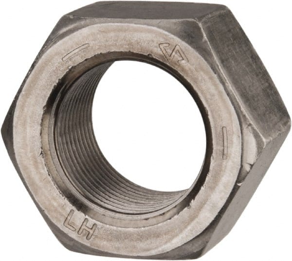 Self Colour UNF Imperial LEFT Hand Thread Hex Nuts 1/2 1/4 3/8 5/16 5/8 7/16 