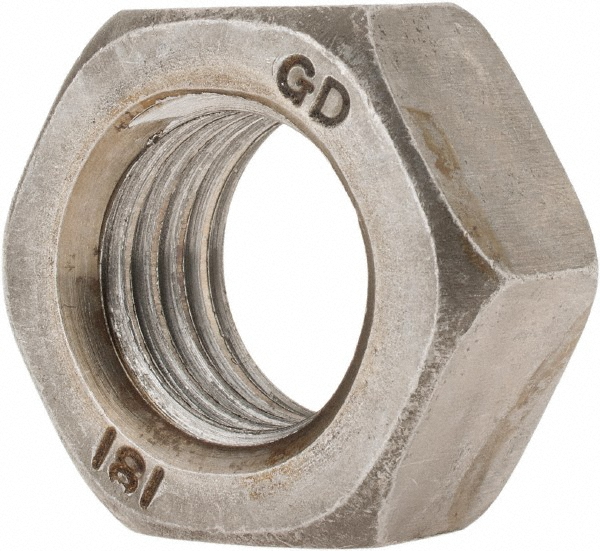 Value Collection Hex Nut M24 x 3, Class 8 Steel, Uncoated MSC
