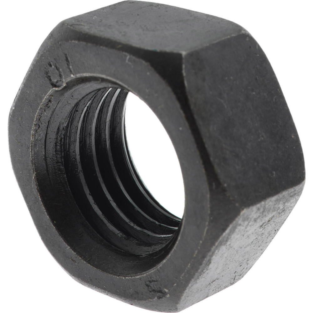 Hex Nut: M20x2.5, Grade Class 10 Steel, Bright/Uncoated Finish - Right Hand Thread, 30.00 mm Across Flats, DIN 934 & ISO 4032