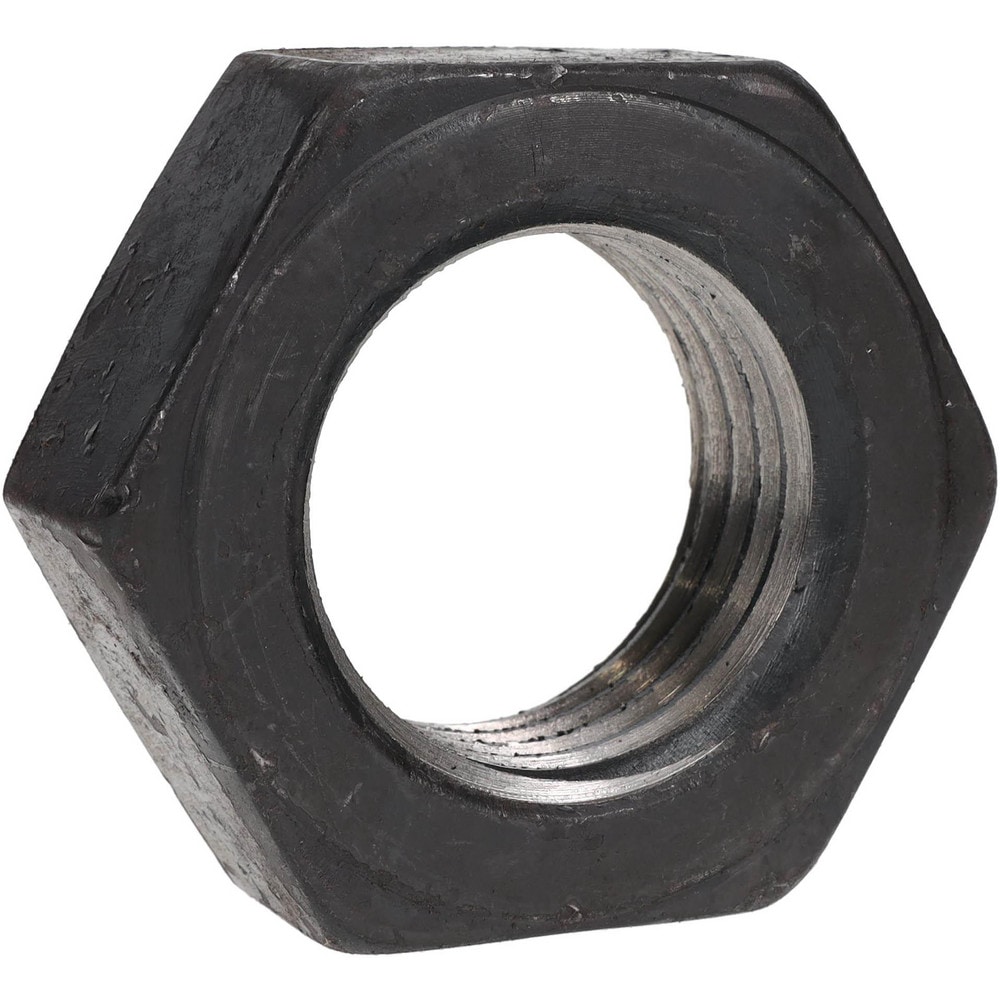 Hex Nut: 2-1/2 - 4, Grade 2 Steel, Uncoated