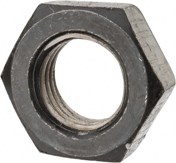 Hex Nut: 1-1/2 - 6, Grade 2 Steel, Uncoated
