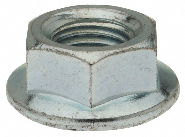 250-Pack 1/4-20 Serrated Hex Flange Nuts – Zinc, Inch, Trinity Fastener