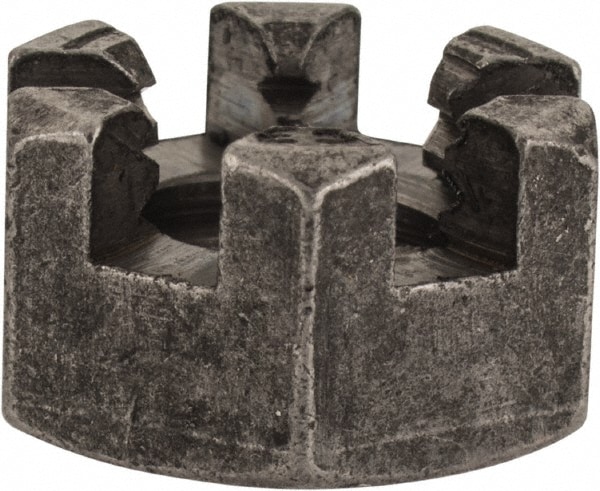 Value Collection FSLN038CP Hex Lock Nut: 3/8-16, Grade 2 Steel, Uncoated Image