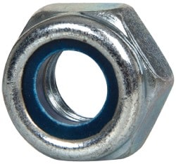 Value Collection 812050PR Hex Lock Nut: Insert, Nylon Insert, Grade 8 Steel, Zinc-Plated Image