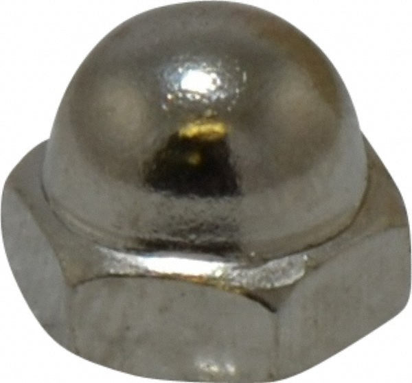 Value Collection ACNN006CK #6-32 UNC, 5/16" Width Across Flats, Nickel Plated, Steel Acorn Nut Image