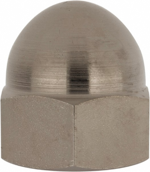 Value Collection ACNN075FK 3/4-16" UNF, 1/16" Width Across Flats, Nickel Plated, Steel Acorn Nut Image
