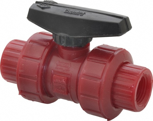 NIBCO MD910A6 True Union Manual Ball Valve: 1/2" Pipe, Full Port Image