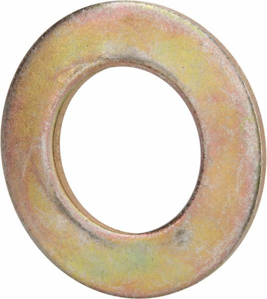 Value Collection AHSW175OY 1-3/4" Screw SAE Flat Washer: Steel, Zinc Yellow Dichromate Finish Image