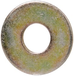 Value Collection UMD2038OY-PK100 3/8" Screw Extra Thick Flat Washer: Steel, Zinc Yellow Dichromate Finish Image