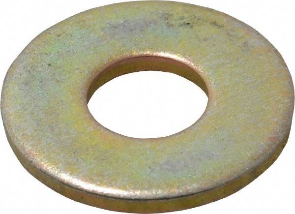 Value Collection UMD2050OY-PK100 1/2" Screw Extra Thick Flat Washer: Steel, Zinc Yellow Dichromate Finish Image