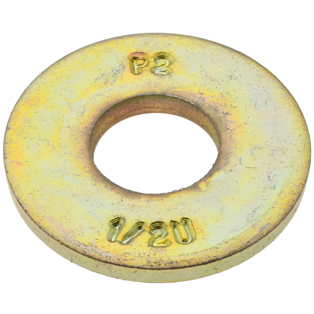 Value Collection 1/2" Screw Extra Thick Flat Washer Steel, Zinc