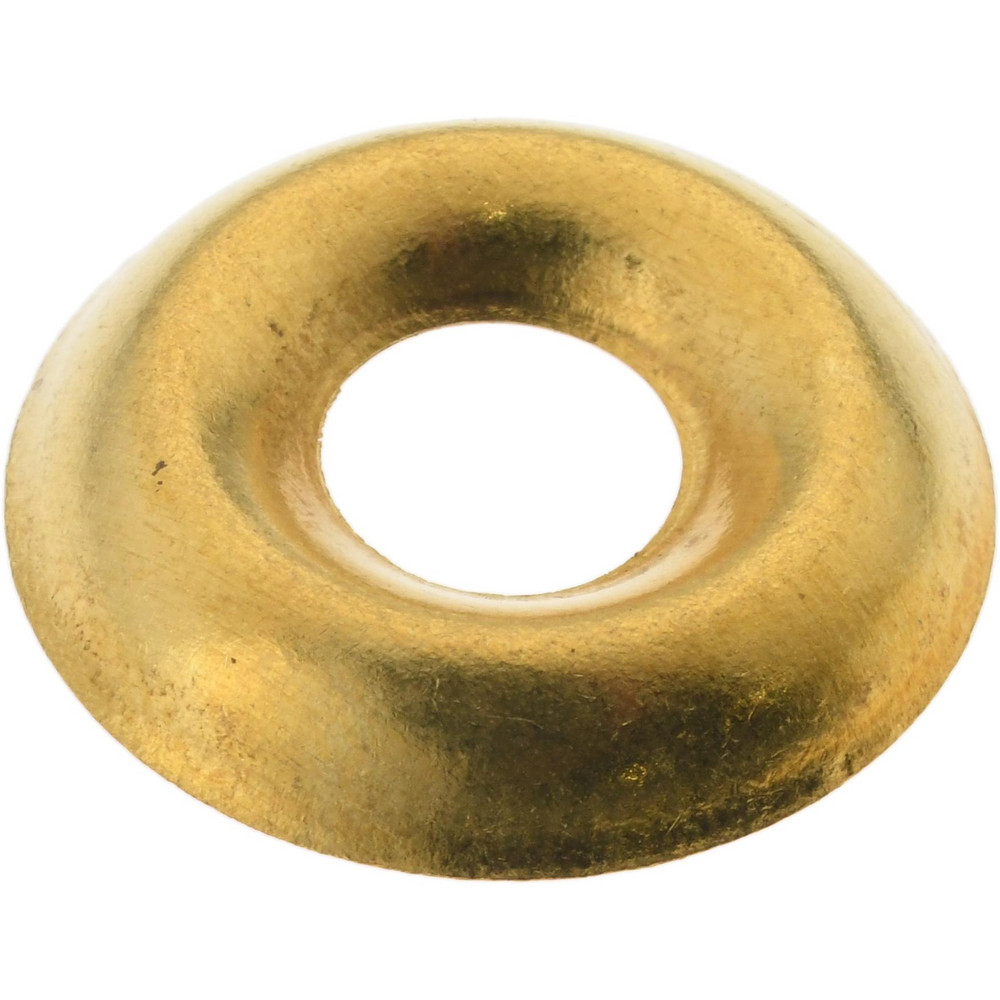 NickelPlated Finish, Brass, Standard Countersunk Washer 0.305" ID x