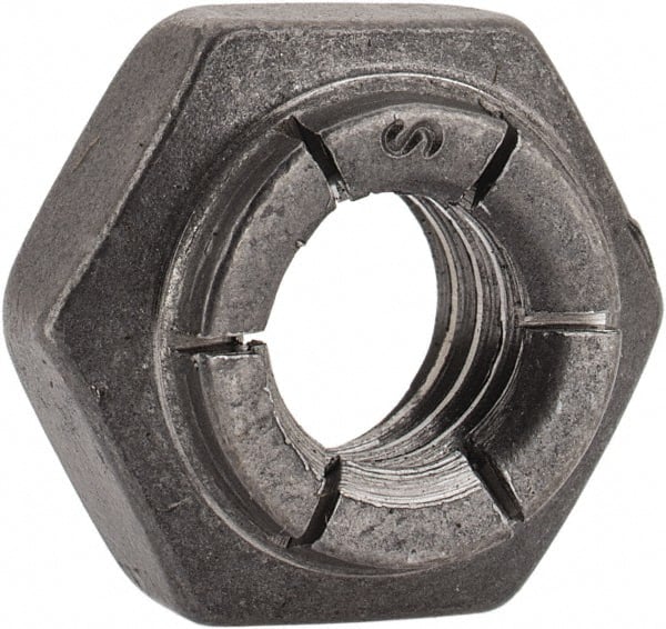 Flex-Loc 20FK-518 5/16-18 UNC Grade 2 Heavy Hex Lock Nut with Expanding Flex Top 
