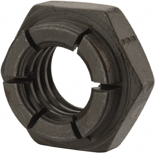 Flex-Loc 20FK-616 3/8-16 UNC Grade 2 Heavy Hex Lock Nut with Expanding Flex Top Image