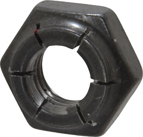 Flex-Loc 20FK-714 7/16-14 UNC Grade 2 Heavy Hex Lock Nut with Expanding Flex Top 