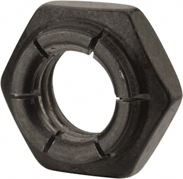 Flex-Loc 20FK-813 1/2-13 UNC Grade 2 Heavy Hex Lock Nut with Expanding Flex Top Image