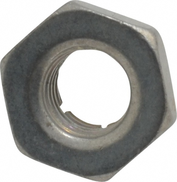 Flex-Loc 21FK-428 1/4-28 UNJF Grade 2 Hex Lock Nut with Expanding Flex Top 