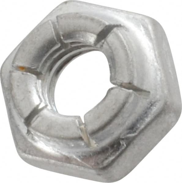 Flex-Loc 21FK-420 Hex Lock Nut: Flex Top, 1/4-20, Grade 2 Steel, Cadmium-Plated 