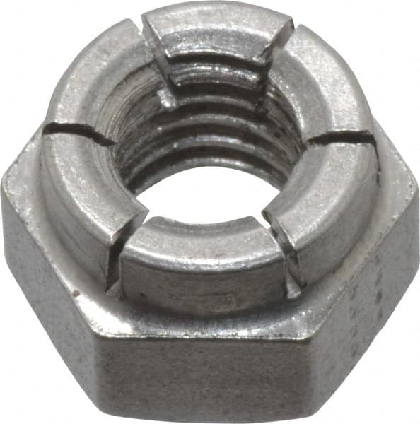 30 5/16-18 Hex Reverseable Lock Nuts Steel Zinc Plated 
