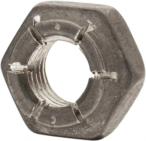 Flex-Loc 50FK-428 1/4-28 UNJF 18-8 Hex Lock Nut with Expanding Flex Top Image