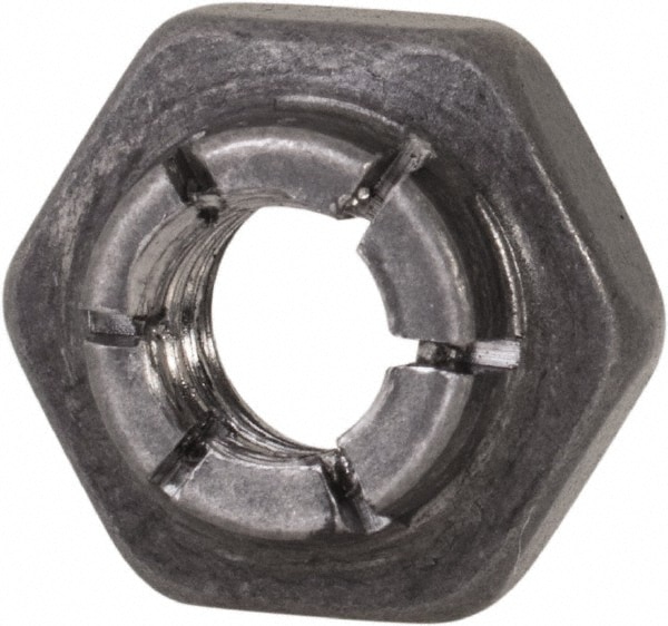 Flex-Loc 50FK-1024 #10-24 UNJC 18-8 Hex Lock Nut with Expanding Flex Top 