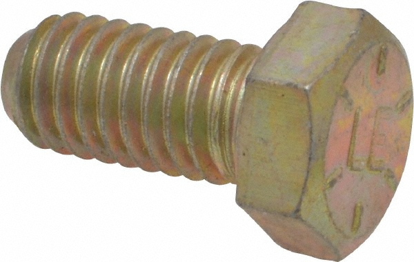 Value Collection DACS0380075CY Hex Head Cap Screw: 3/8-16 x 3/4", Grade 8 Steel, Zinc-Plated Image