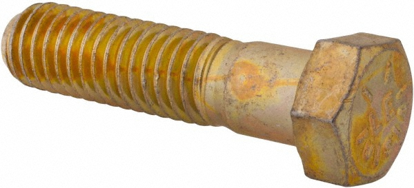 Value Collection DACS0440175CY Hex Head Cap Screw: 7/16-14 x 1-3/4", Grade 8 Steel, Zinc-Plated Image