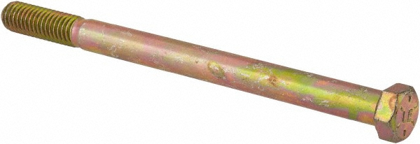 Value Collection DACS0440600CY Hex Head Cap Screw: 7/16-14 x 6", Grade 8 Steel, Zinc-Plated Image
