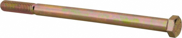 Value Collection DACS0440700CY Hex Head Cap Screw: 7/16-14 x 7", Grade 8 Steel, Zinc-Plated Image