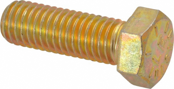 Value Collection DACS0500150CY Hex Head Cap Screw: 1/2-13 x 1-1/2", Grade 8 Steel, Zinc-Plated Image