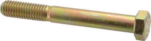 Value Collection DACS0500400CY Hex Head Cap Screw: 1/2-13 x 4", Grade 8 Steel, Zinc-Plated Image