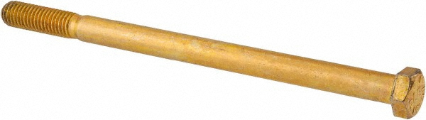 Value Collection DACS0500800CY Hex Head Cap Screw: 1/2-13 x 8", Grade 8 Steel, Zinc-Plated Image