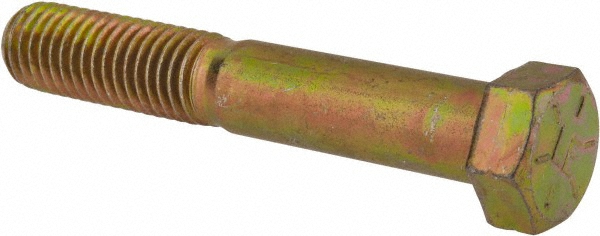 Value Collection DACS0560350CY Hex Head Cap Screw: 9/16-12 x 3-1/2", Grade 8 Steel, Zinc-Plated Image