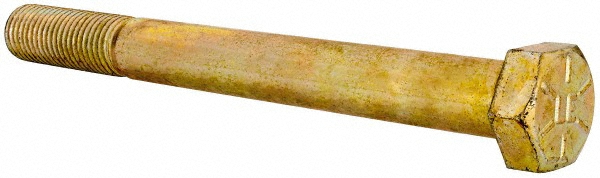 Value Collection DAMB0880900CY Hex Head Cap Screw: 7/8-9 x 9", Grade 8 Steel, Zinc-Plated Image