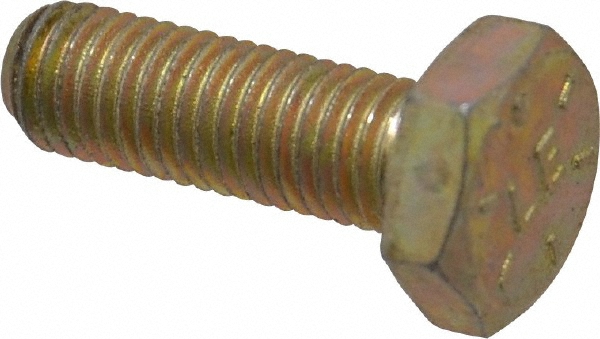 Value Collection DACS0250075FY Hex Head Cap Screw: 1/4-28 x 3/4", Grade 8 Steel, Zinc-Plated Image