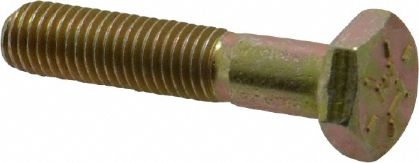 Value Collection DACS0250125FY Hex Head Cap Screw: 1/4-28 x 1-1/4", Grade 8 Steel, Zinc-Plated Image