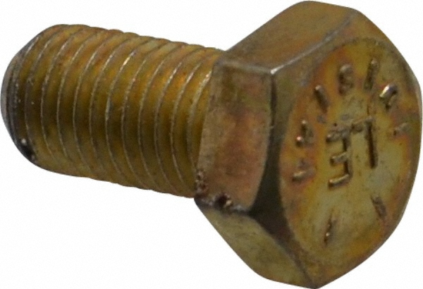 Value Collection DACS0310063FY Hex Head Cap Screw: 5/16-24 x 5/8", Grade 8 Steel, Zinc-Plated Image
