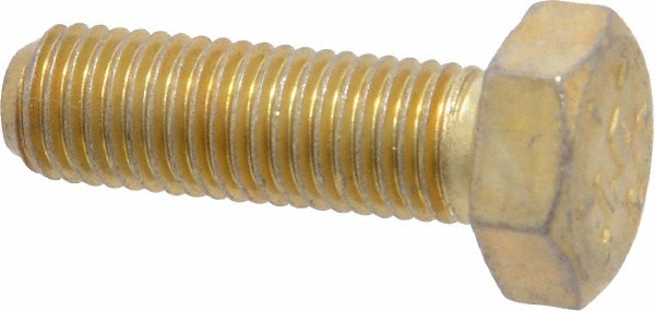 Value Collection DACS0310100FY Hex Head Cap Screw: 5/16-24 x 1", Grade 8 Steel, Zinc-Plated Image