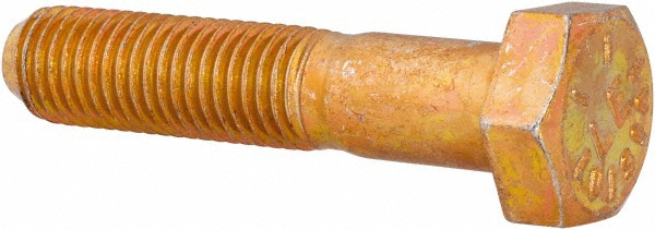 Value Collection DACS0310150FY Hex Head Cap Screw: 5/16-24 x 1-1/2", Grade 8 Steel, Zinc-Plated Image