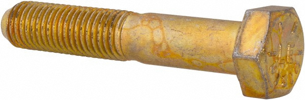 Value Collection DACS0310175FY Hex Head Cap Screw: 5/16-24 x 1-3/4", Grade 8 Steel, Zinc-Plated Image