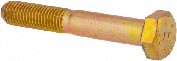 Value Collection DACS0310200FY Hex Head Cap Screw: 5/16-24 x 2", Grade 8 Steel, Zinc-Plated Image