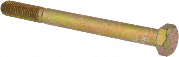 Value Collection DACS0310350FY Hex Head Cap Screw: 5/16-24 x 3-1/2", Grade 8 Steel, Zinc-Plated Image
