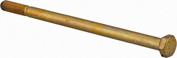 Value Collection DACS0310550FY Hex Head Cap Screw: 5/16-24 x 5-1/2", Grade 8 Steel, Zinc-Plated Image