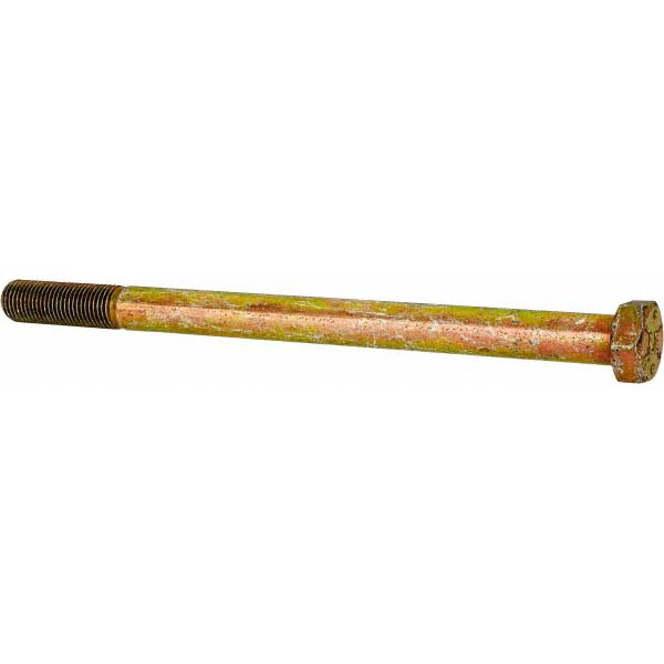 Value Collection DACS0380550FY Hex Head Cap Screw: 3/8-24 x 5-1/2", Grade 8 Steel, Zinc-Plated Image