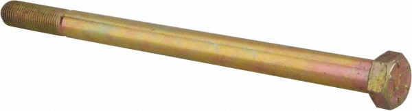 Value Collection DACS0380600FY Hex Head Cap Screw: 3/8-24 x 6", Grade 8 Steel, Zinc-Plated Image