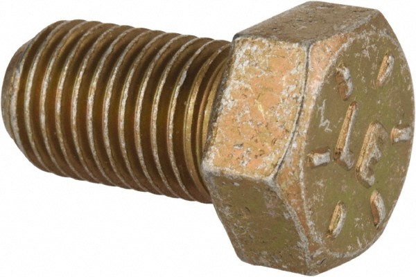 Value Collection DACS0440075FY Hex Head Cap Screw: 7/16-20 x 3/4", Grade 8 Steel, Zinc-Plated Image